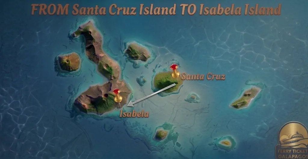 Santa Cruz to Isabela Ferry Tickets booking