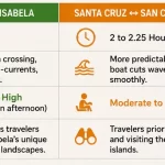 Galapagos Ferry Routes and Sea Conditions Compared