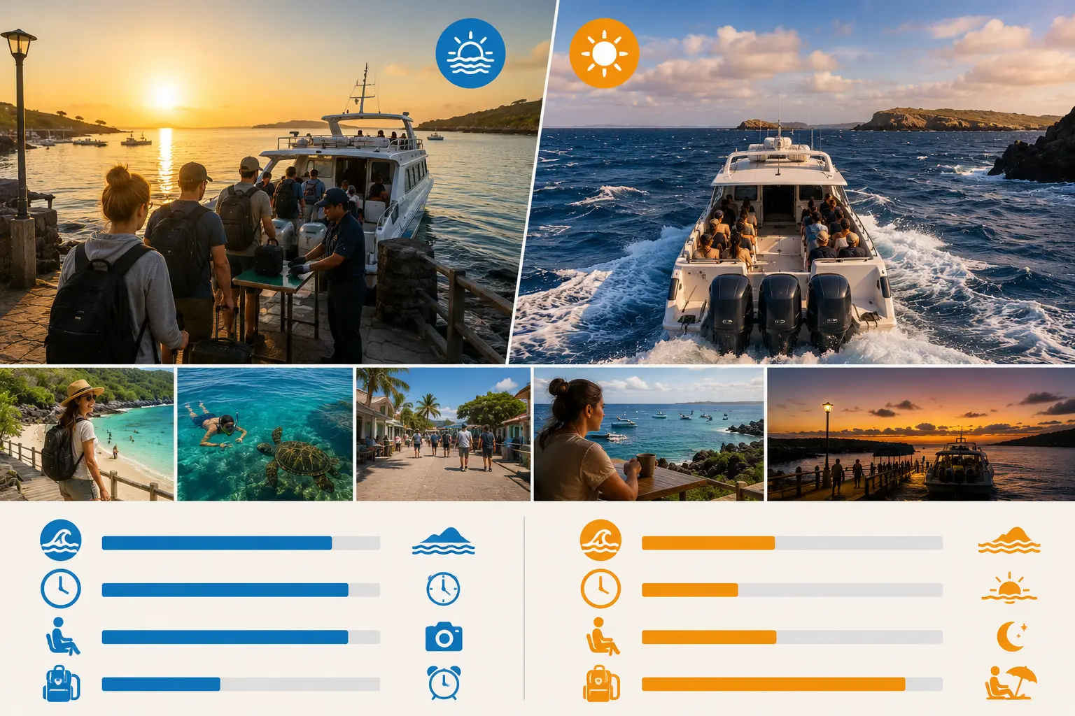 Galapagos Ferry Schedule Morning vs Afternoon Crossings